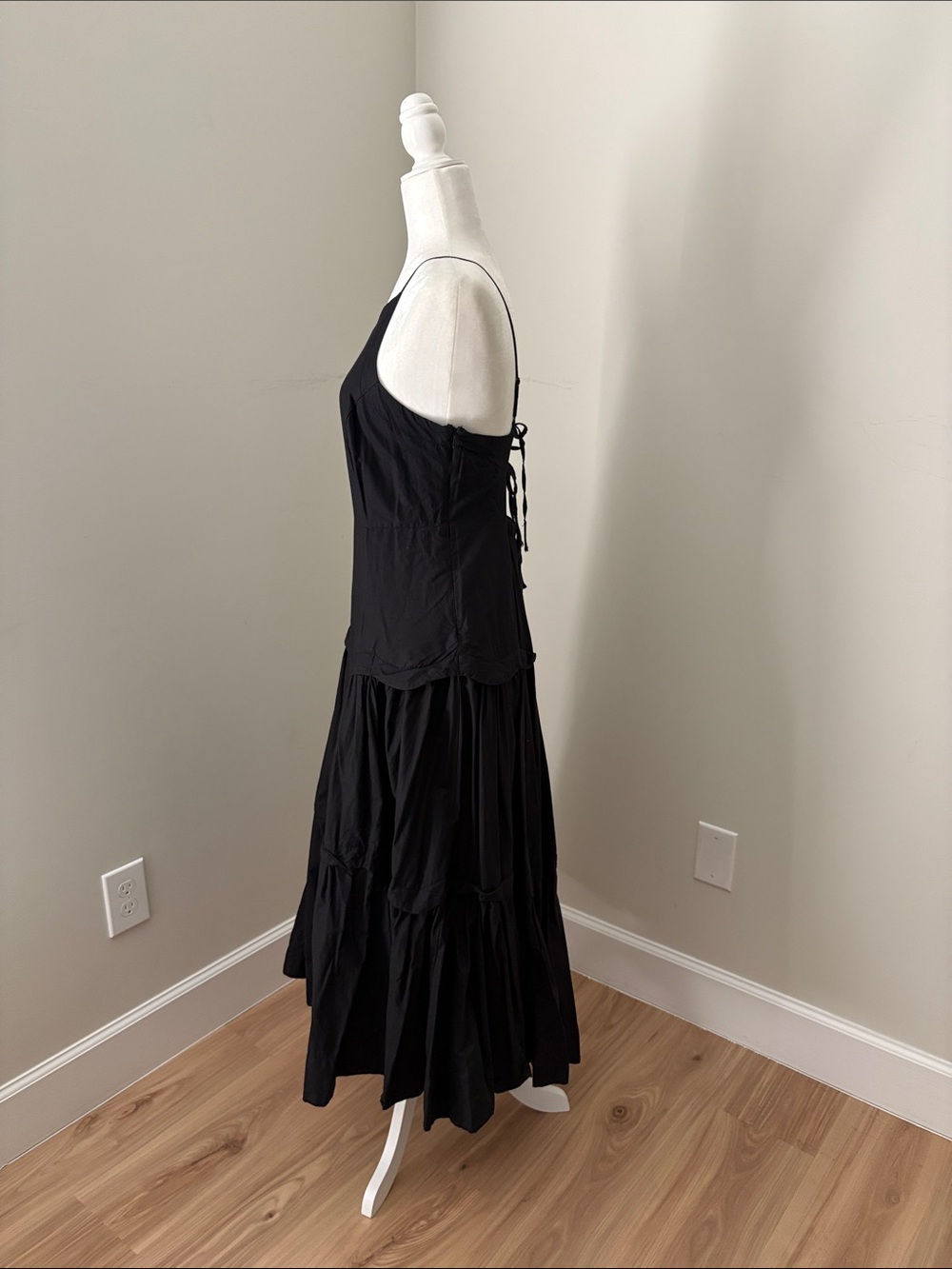 Anthropologie Maeve halter tiered maxi dress 🖤 - Picture 6 of 8